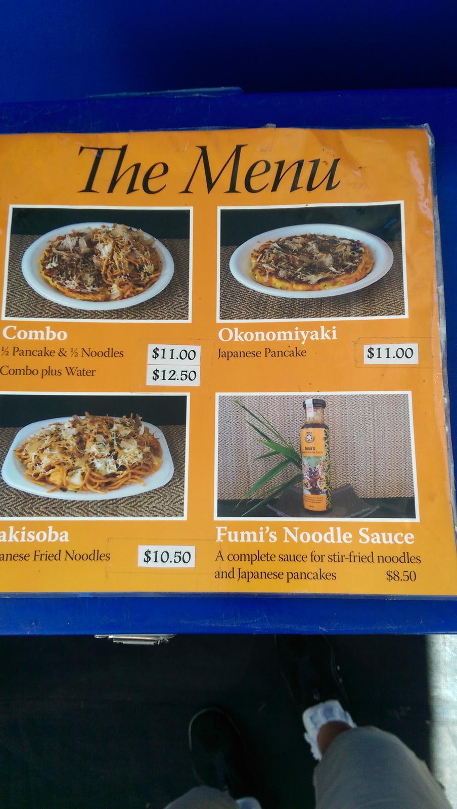 Fumi's Japanese Pancakes & Noodles Ambassador at Perth Upmarket